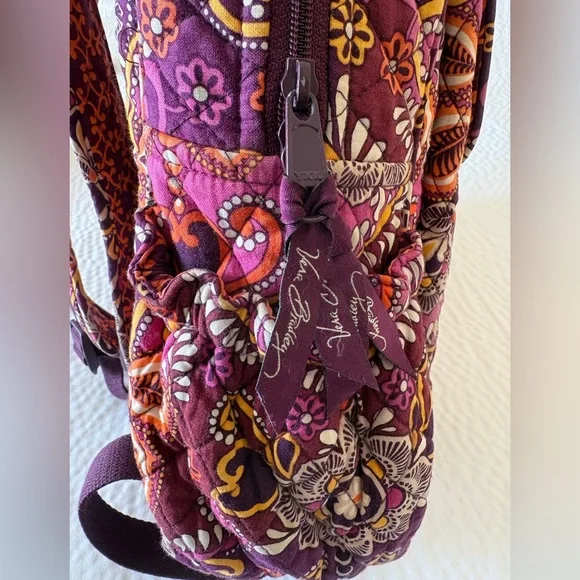 Vera Bradley *Retired Print* Safari Sunset Backpack - Picture 4 of 8